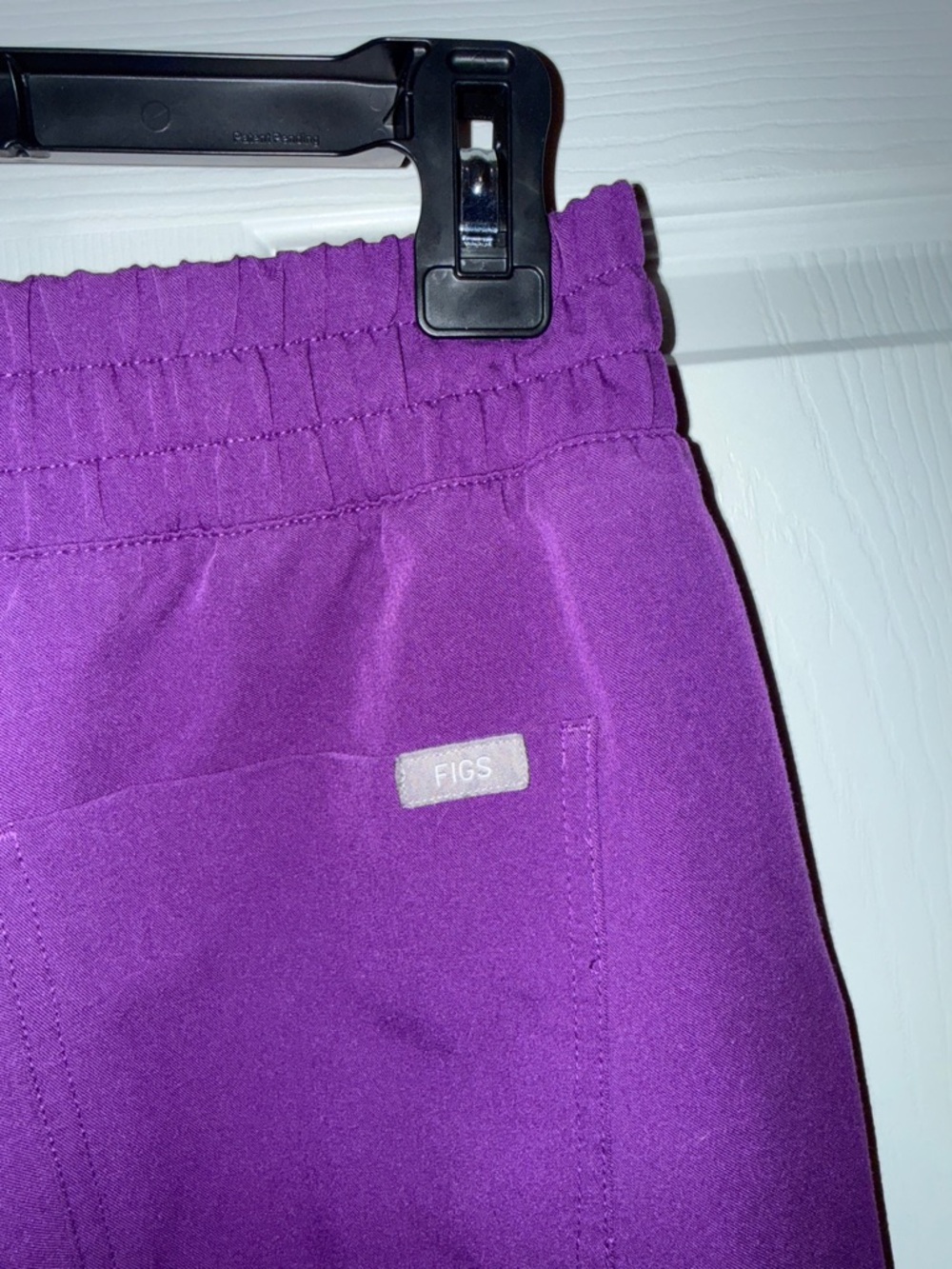 Figs Vibrant Purple V-Neck Scrub Top & Jogger Set - Picture 7 of 13